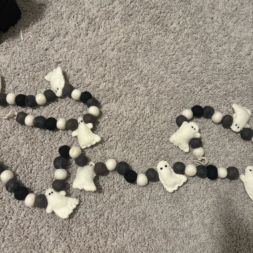 Ghost and Bead Garland